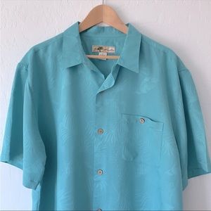 🤩Joe Marlin HAWAIIAN Mens Button Down Shirt Size XL